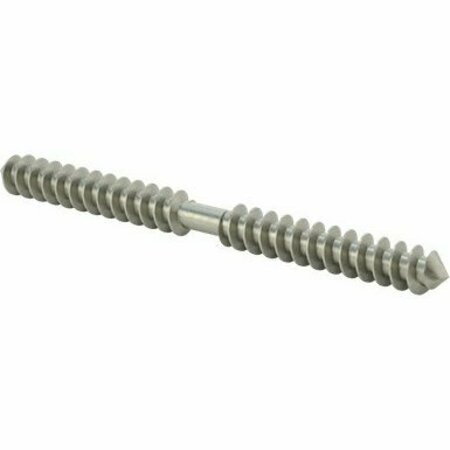BSC PREFERRED Wood-to-Wood Joining Studs 1/4 Screw Size 3 Long, 50PK 91685A118